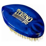 Torino Pro Wave Brush #1770 - Medium Hard Palm Curve Wave Brush By Brush King - 360 Curved Medium Hard Palm - Great for Wolfing - For 360 Waves